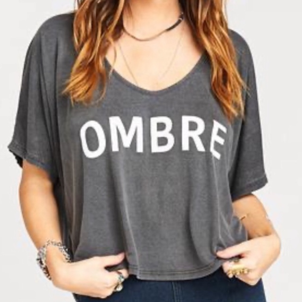 MuMu Mellow Billy Bob Chop Top Ombre Graph…